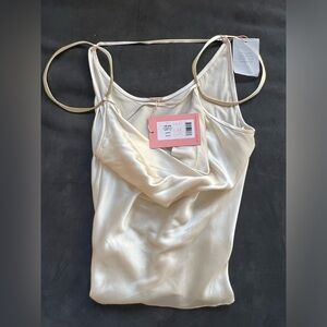 Cult Gaia Ivory Blouse